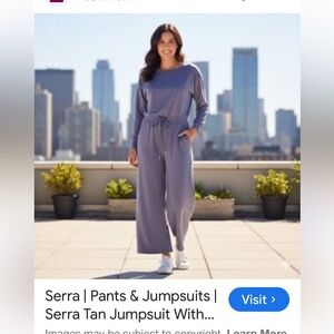 Serra Women's Blue Jumpsuit